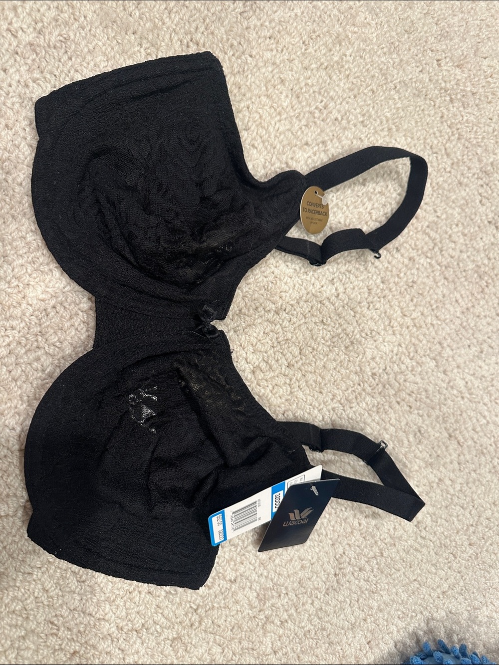 Wacoal Black Lace Underwire Bra